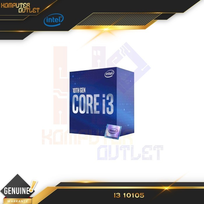 Intel Core I3 10105 BOX Processor Intel LGA 1200