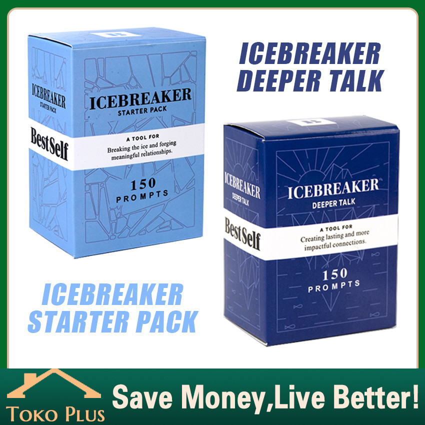 Icebreaker Deep Talk Game Cards Pasangan Conversations Card