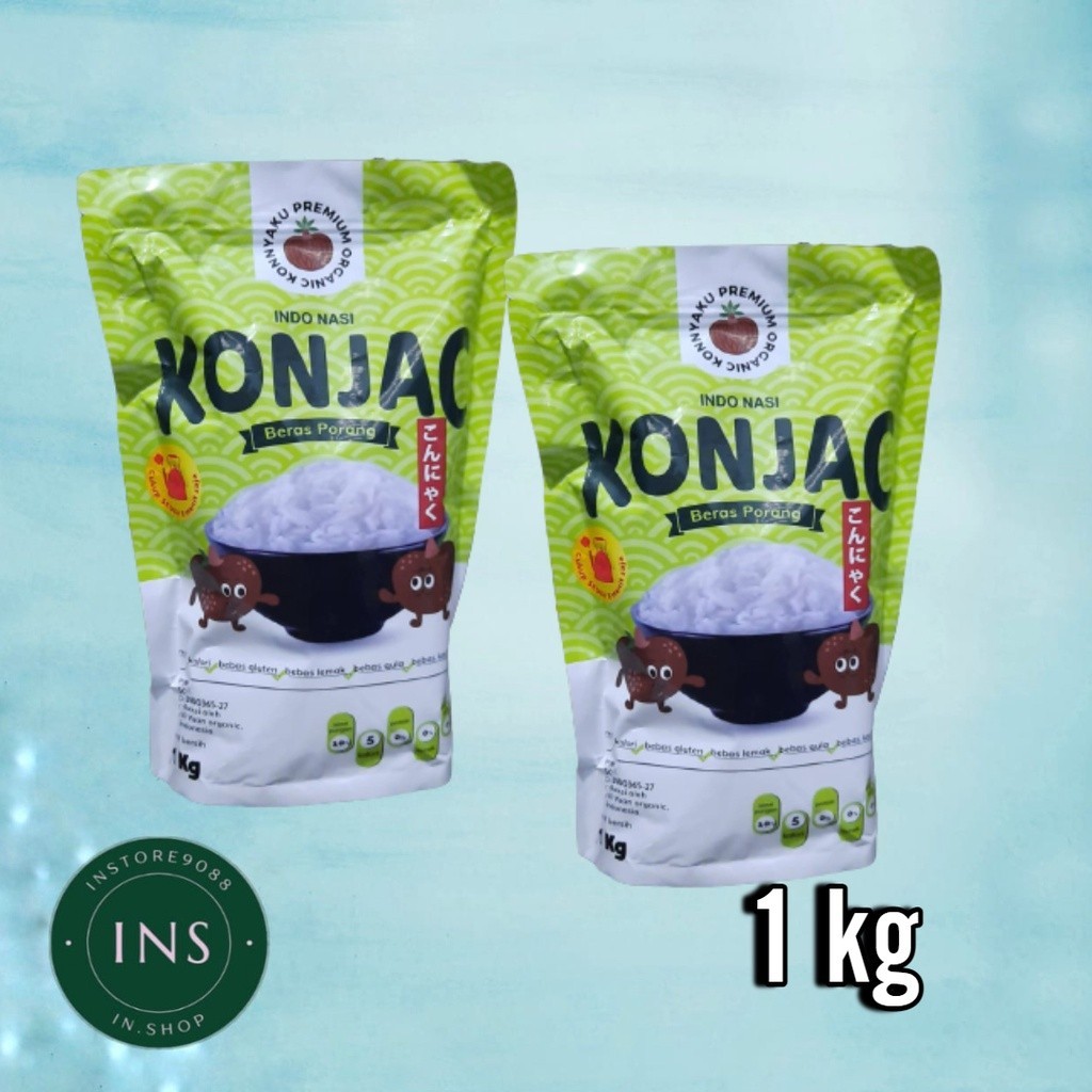 

Konjac rice beras porang 1 Kg