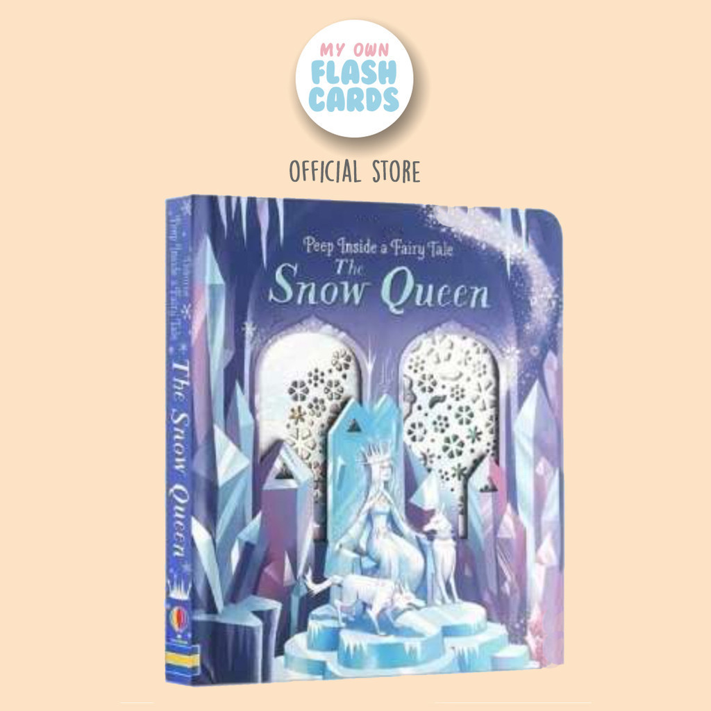 The Snow Queen - Peep Inside Imported Book Buku Impor Anak Education Children Book Kids Board Book
