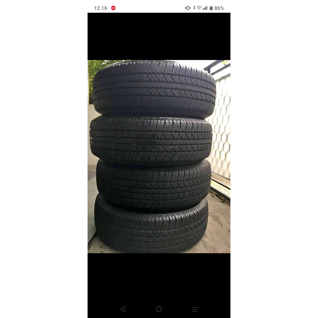 ban mobil ukuran 265/70 R 15 kondisi 75 persen