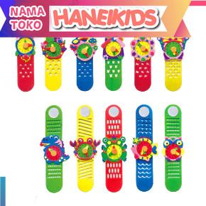 Mainan Membuat Jam Tangan Anak DIY / DIY WATCH Prakarya Aktivitas Montessori PAUD TK kerajinan tanga
