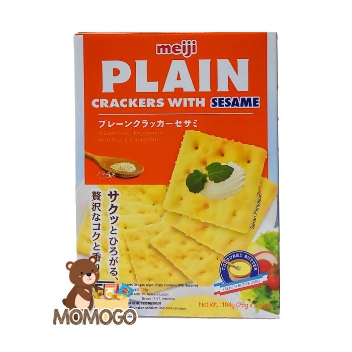 

MEIJI PLAIN CRACKERS / PLAIN CRACKERS WITH OAT 104 GR - WITH OAT