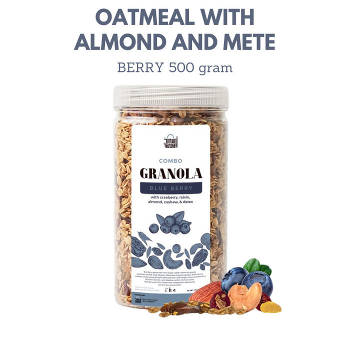 

Oatmeal With Almond and Mete | Sarapan Sehat | Berry 500 gram