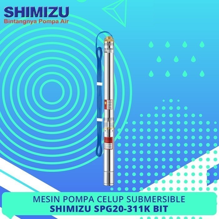 TERLARIS SHIMIZU POMPA CELUP SUBMERSIBLE SATELIT SPG20-311K BIT