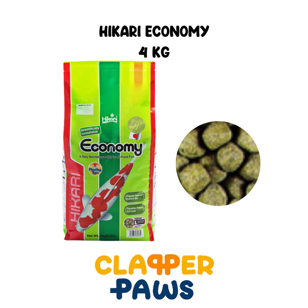 HIKARI ECONOMY 4kg size L pakan makanan ikan koi import jepang pelet