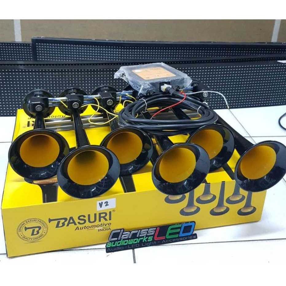 SPESIAL PROMO SALE KLAKSON BASURI V2 12V 24V (BONUS REMOT + SELANG)