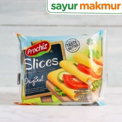 

Prochiz Keju Cheddar Lembaran 170 gram Sayurmakmur