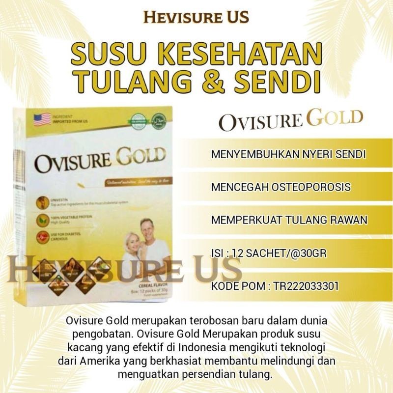 

OVISURE GOLD SUSU VITAMIN TULANG DAN SENDI NYERI OTOT ASTEOPOROSIS OSTEOARTHRITIS