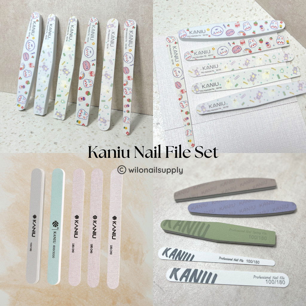 Wilonailsupply Kaniu Nail File Set | Set Nail File | Kaniu
