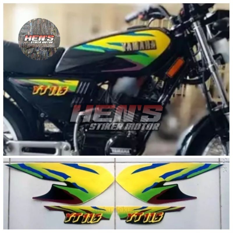 STIKER STRIPING YT YAMAHA 115