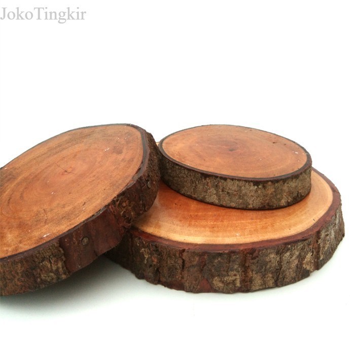 

Wood Slice/Potongan Kayu/Wooden Coaster/Properti Foto 12-13 cm murah