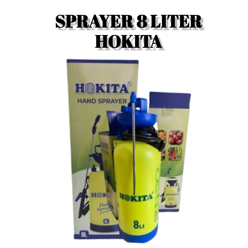 Sprayer Tanaman 8 Liter Hokita Semprotan Alat Semprot Botol Hama Pupuk