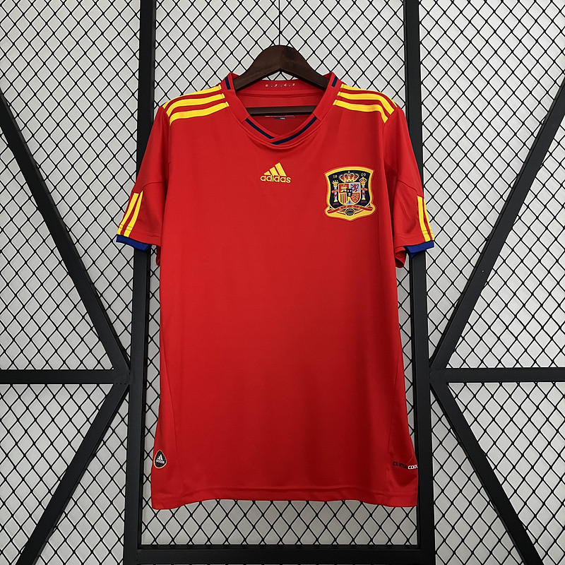 Jersey Retro Spain 2010 Home A-221 T shirt pria
