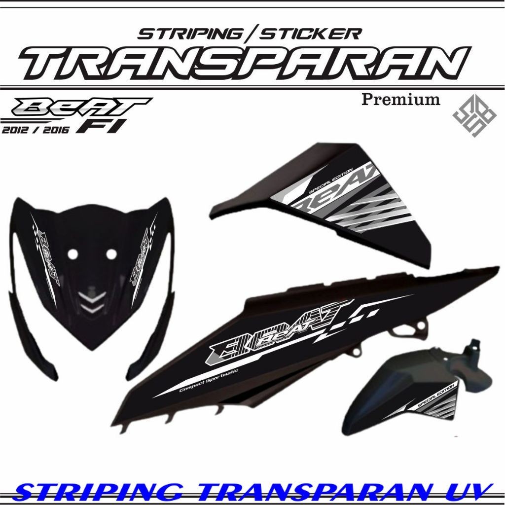 COD/STRIPING TRANSPARAN STRIPING STIKER BEAT FI / STRIPING TRANSPARAN BEAT FI SIMPLE