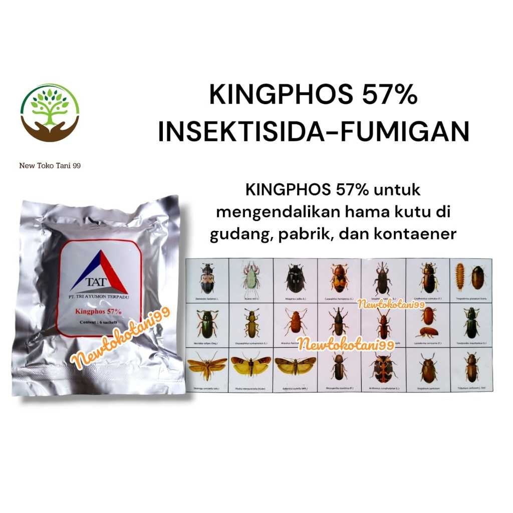 Obat Fumigasi KINGPHOS 56TB SACHET untuk mengendalikan hama kutu pada gudang beras, jagung, palawija
