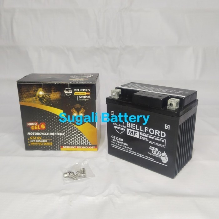 Aki Motor Suzuki GSX, Satria FU, Burgman 125, DR 150 Accu GS GTZ6V MF kering