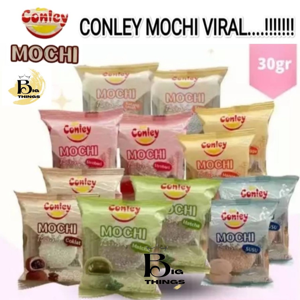 

MOCHI VIRAL ! Conley Mochi Matcha Super Cokelat Khas Jepang Aneka Rasa 30 Gram BPOM Halal Original