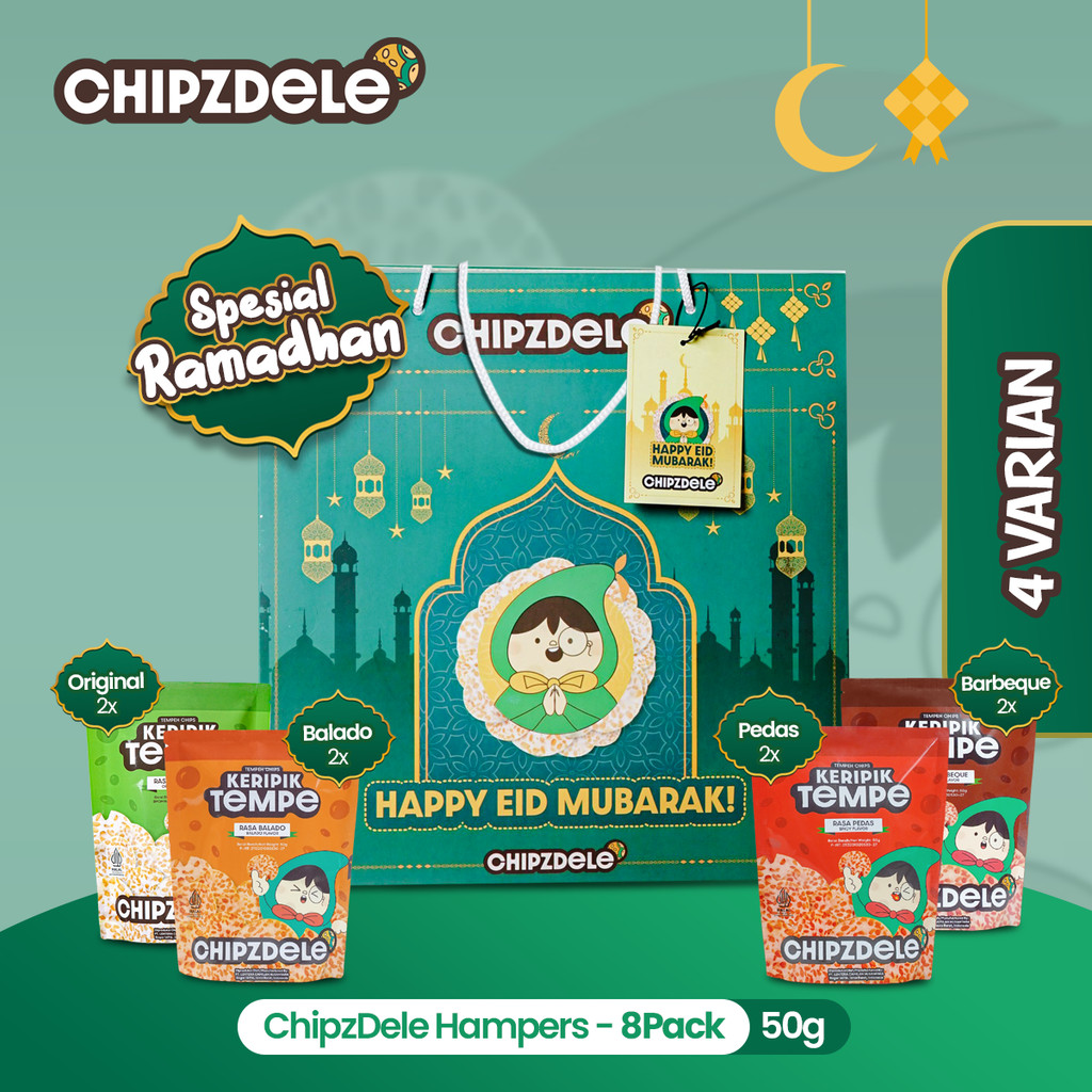 

Chipzdele - Hampers Paket Lebaran ( 8 Pack Chipzdele )