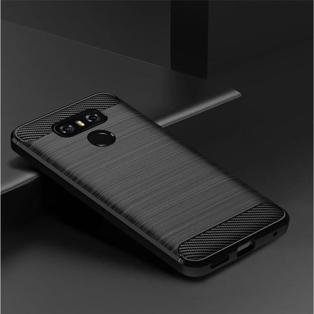 For LG G6 Plus g6+ lgg6 lgg6+ LG G6plus case casing Soft Silicone Carbon Fiber Back cover