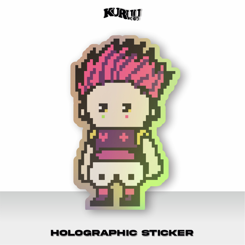 Kuruu Sticker Pixel Hologram Hunter X Hunter/HxH - Hisoka