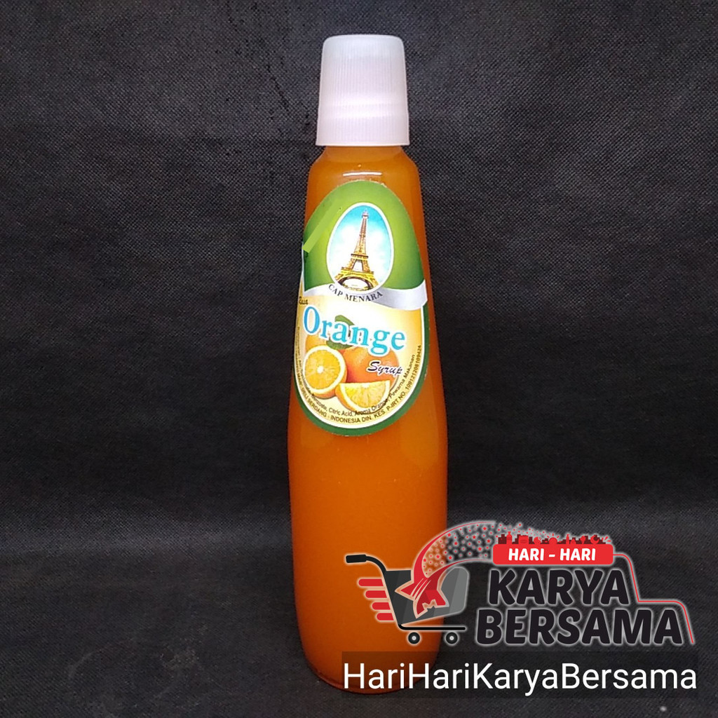 

MINUMAN SIRUP CAP MENARA SYRUP RASA ORANGE 630ML