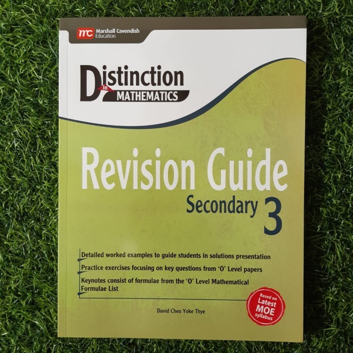 

Distinction In Mathematics : Revision Guide Secondary - Secondary 1