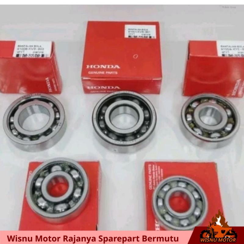 BEARING LAHER RASIO GARDAN SET 5PCS KZL K25 K44 BEAT FI ESP VARIO 110