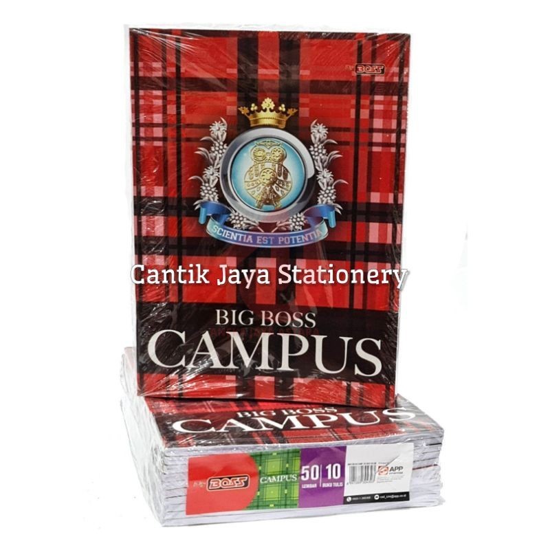 

Buku Tulis Boxy 50 BIG BOSS 50lbr per pak (10buku)