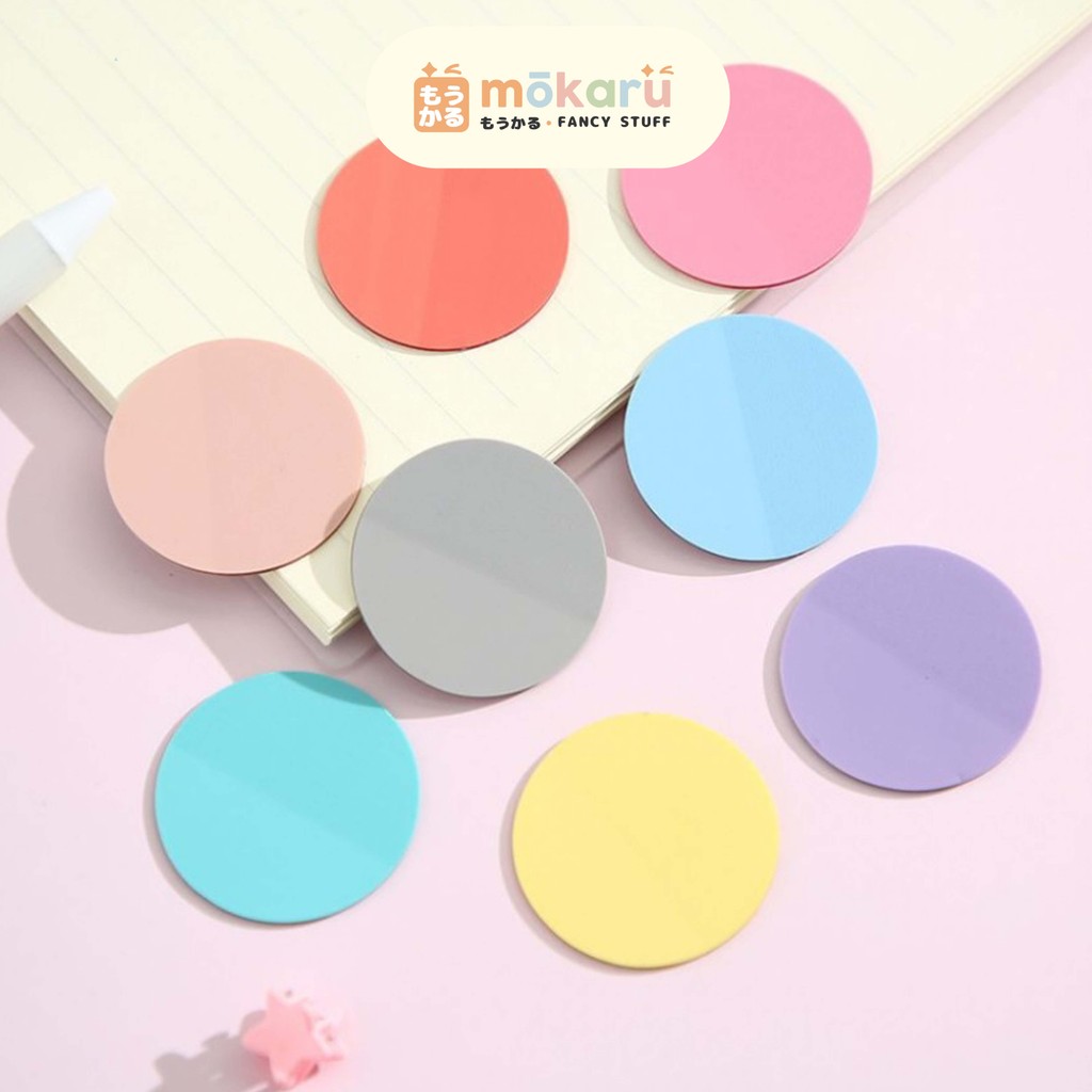 

Circle Shaped Sticky Notes Mini 20 Lembar 4cm / Memo Catatan Tempel Bentuk Bulat Kecil