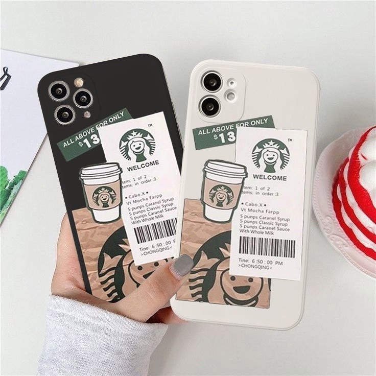 CASENASIONAL - Case Oppo A1K, C2 / A3S, A5 / A52, A92 / A54 / A71 MACARON "STARBUCKS" Universe Store