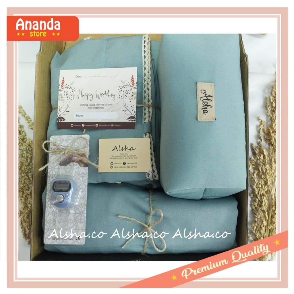 Kado Buat Pacar Gebetan Anniversary Wisuda Teman / Hampers Mukena/Gift Box/Kado Alat Solat Mukenah 2