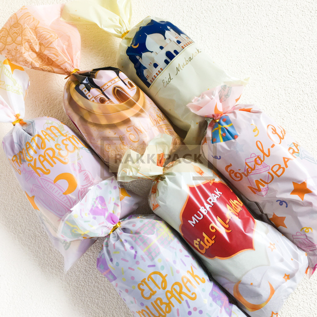 

Goodie bag plastik bungkus snack hampers lebaran eid mubarak