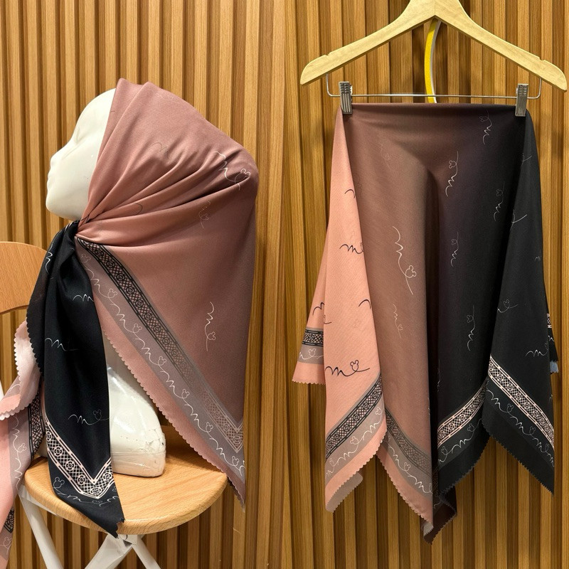 spesial Hijab Segi Empat Kemerdekaan Denay Motif terbaru Denay KW Segiempat Motif Premium Segiempat 