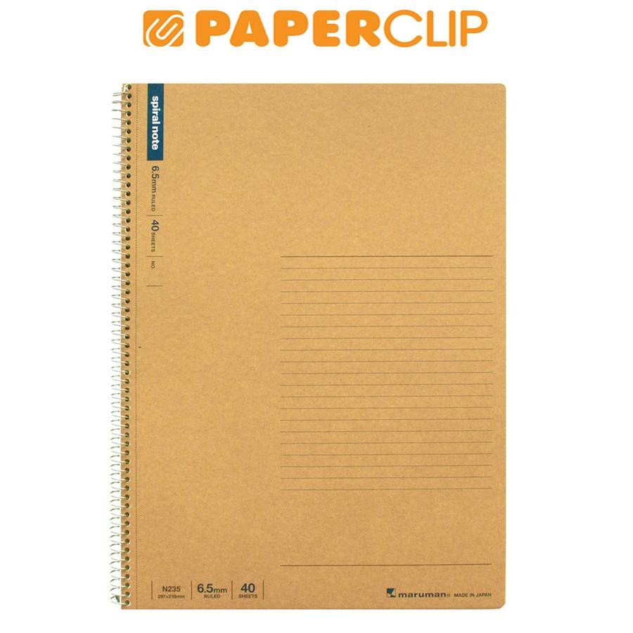 

NOTEBOOK A4 MARUMAN SPIRAL NOTE BASIC N235 40S LINED