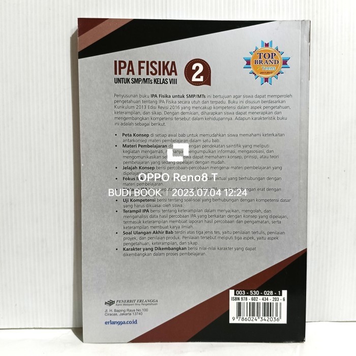 

Ipa Fisika Kelas 8 SMP Erlangga