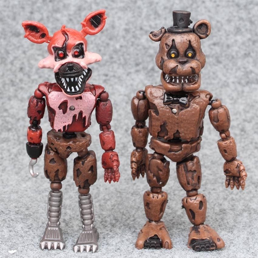 19cm Fnaf Figure Five Night At Freddy Set / Figure Fnaf Sendi Full Artikulasi Set / Action Figure