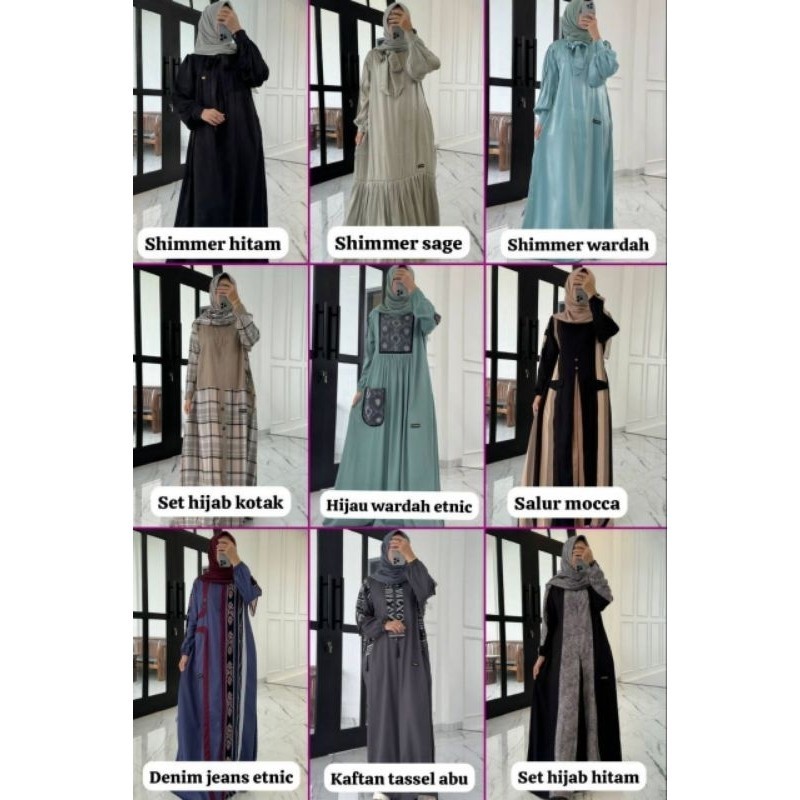 RF54ZX Dress Troso Etnic Ori Anjani Store by Anjani Sabila// Gamis launchingan Terbaru Anjanistore