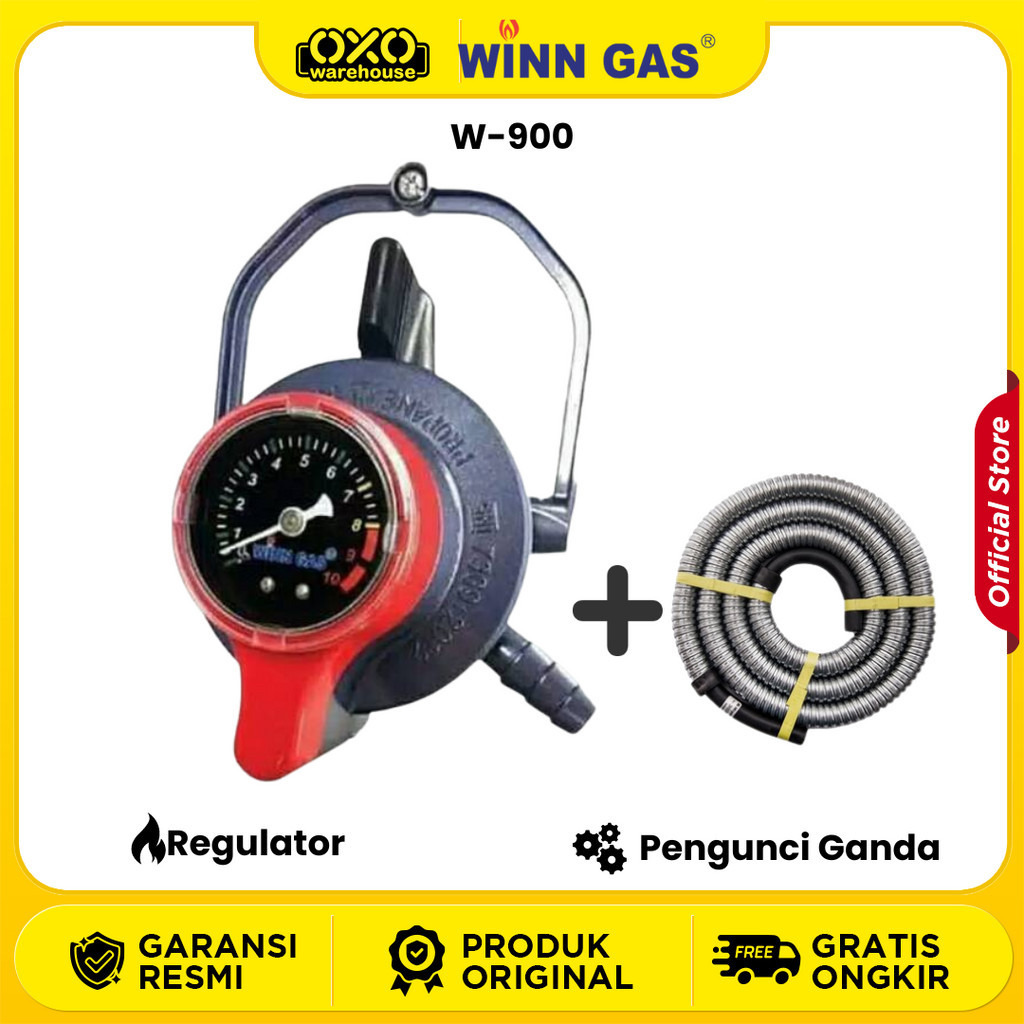 Regulator Gas LPG Winn Gas W 900: Aman, Terpercaya, dan Hemat Gas!
