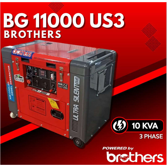 Genset 10 KVA Brother Silent Diesel - Murah