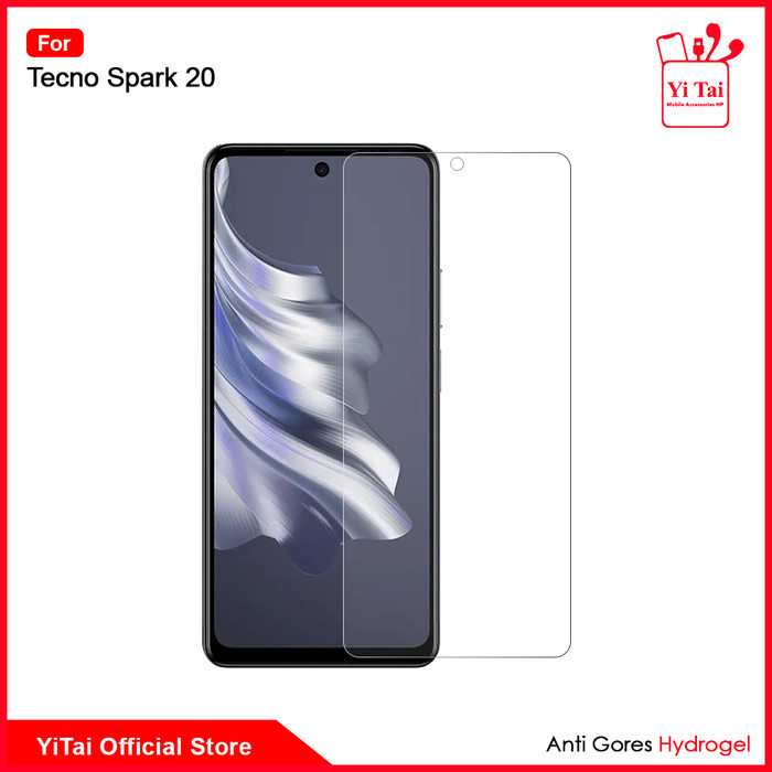 YITAI Anti Gores Hydrogel Tecno Spark 20 Yitai Indonesia