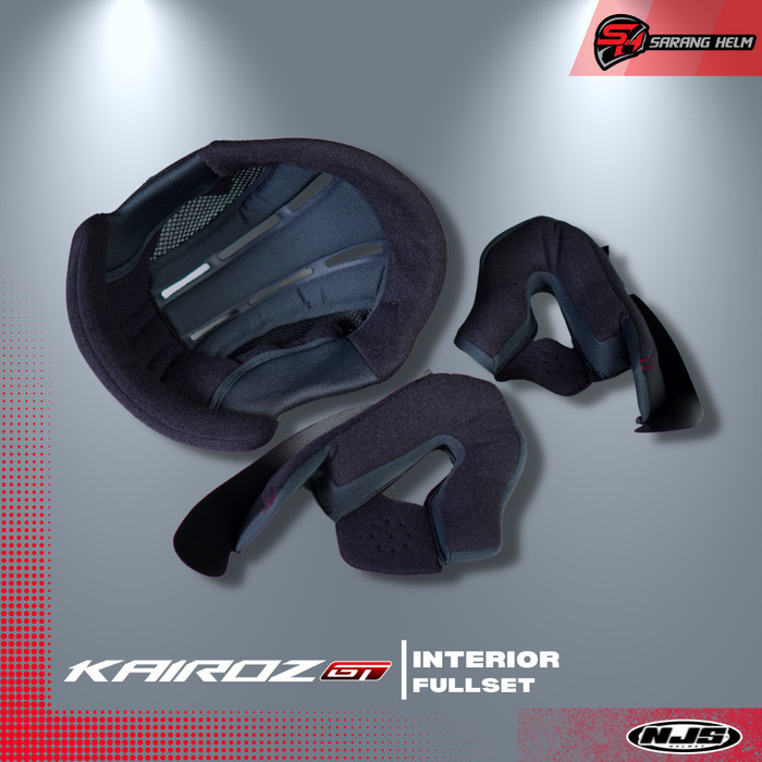 Interior Original Fullset NJS Kairoz GT - Aksesoris Helm | Busa Helm | Busa Kairoz GT | Busa NJS | P
