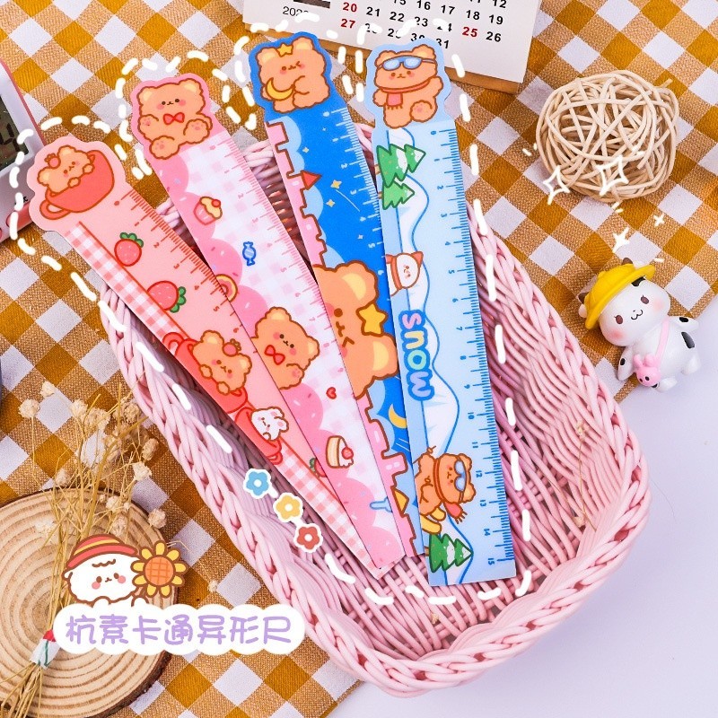 

Phytago Stationery | PENGGARIS MAGNET LUCU GARISAN IMUT MOTIF ANIMAL JAPANESE CARTOON SOFT RULER