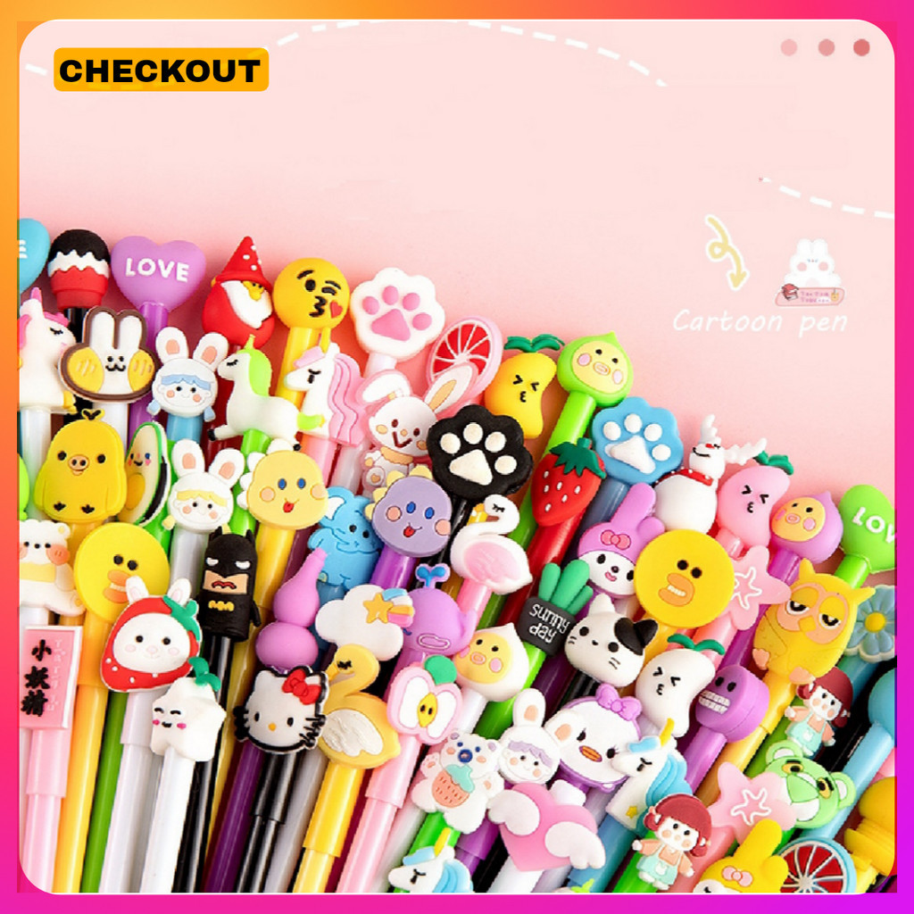 

Alinea - 1 LUSIN PULPEN GEL MOTIF FREE TEMPAT PENSIL TRANSPARAN UNICORN PP28