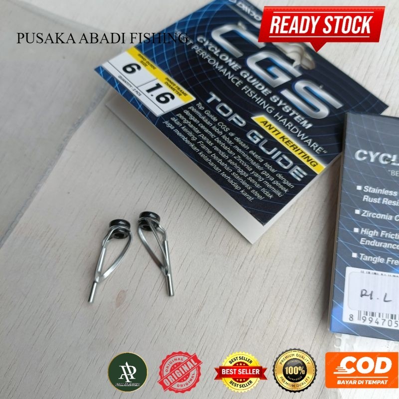 Cincin ring joran pancing pct mamarit doubel keramik - Mamarit Fuji untuk ujung joran