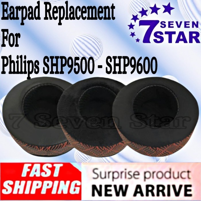 Replacement Ear Pads Busa Headphones Philips SHP9500 SHP9600 SHP 9500