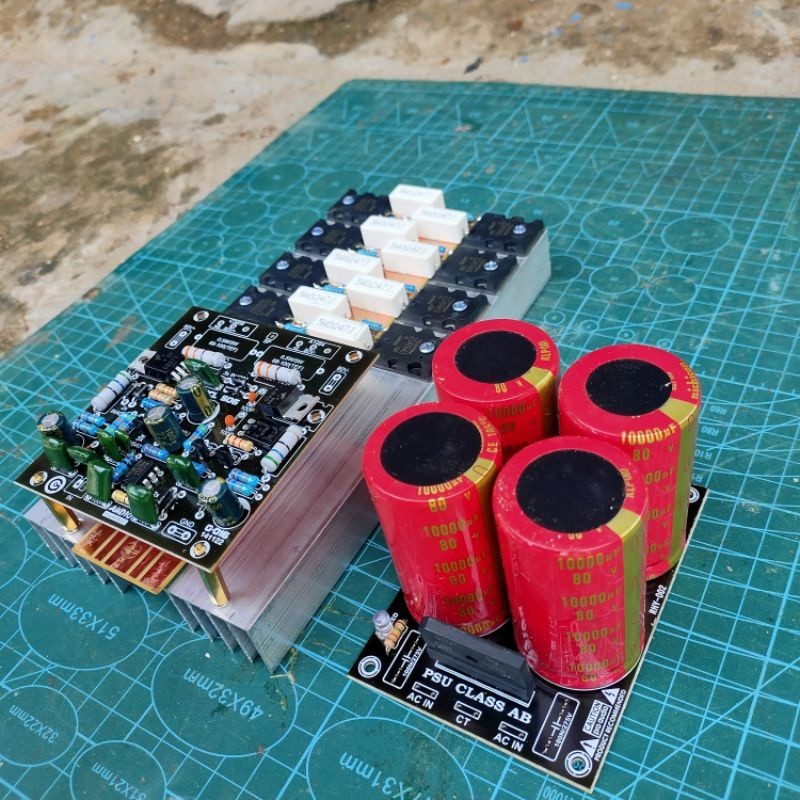 KIT SOCL 506 PLUS FINAL 4SET TOSHIBA PLUS ELCO 100V10000UF GLER HOREG