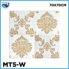 WALLPAPER 3D FOAM BUNGA PUTIH (MT5-W)