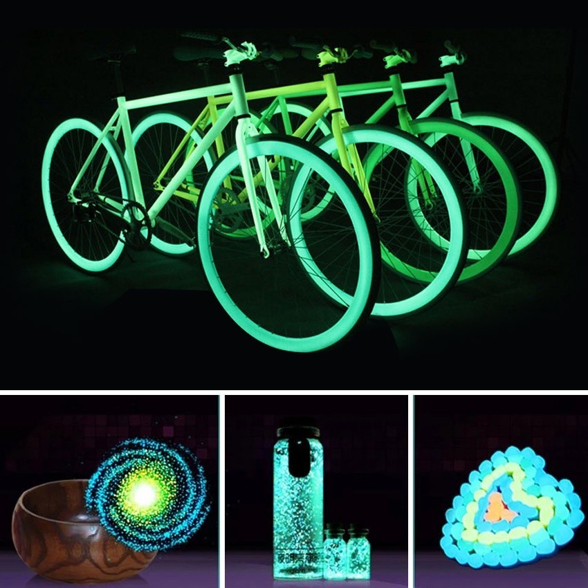 8 Warma Cat Glow In The Dark Pigmen Luminous 15G Cat Lukis Custom Painting Sepatu Jaket Tas