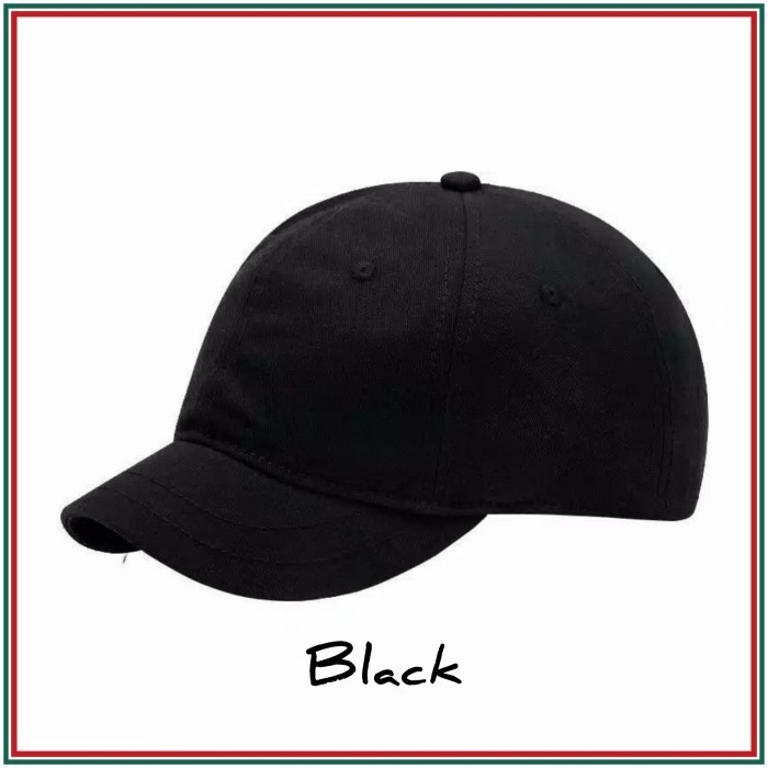 New Promo Topi Pria Korea BTS ORIGINAL/Topi Lidah Pendek - Hitam
